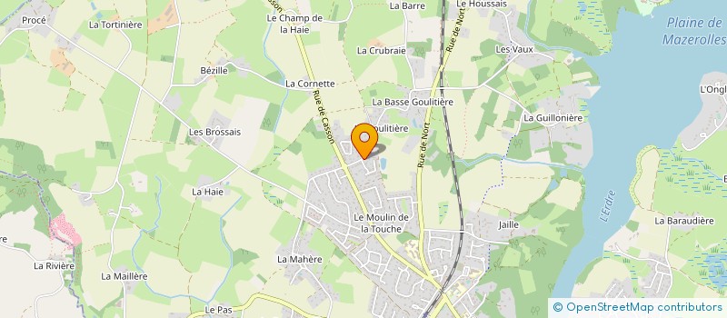 localisation de l'entreprise DURAND CHRISTOPHE CONSEIL  SUCE-SUR-ERDRE