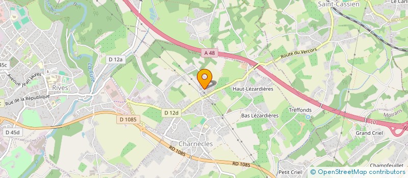 localisation de l'entreprise DURAND COMBUSTIBLES à CHARNECLES