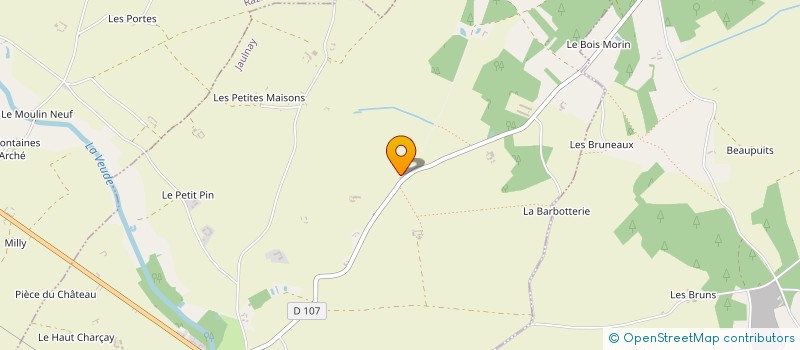 localisation de l'entreprise DURAND DAVID  JAULNAY