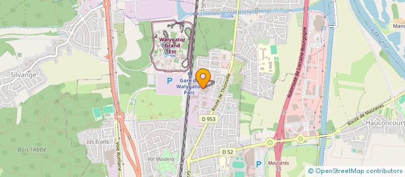 localisation de l'entreprise DURAND ENVIRONNEMENT à MAIZIERES-LES-METZ
