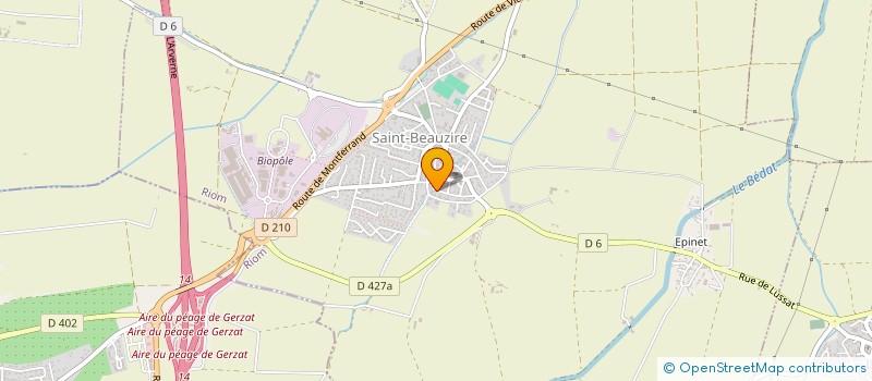 localisation de l'entreprise DURAND-ESPALIEU  SAINT-BEAUZIRE