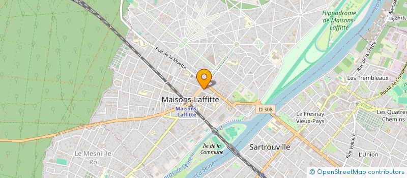 localisation de l'entreprise DURAND ET FILS à MAISONS-LAFFITTE
