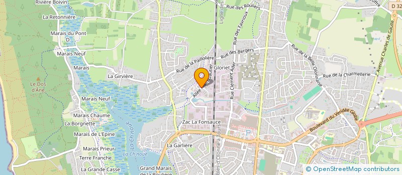 localisation de l'entreprise DURAND ET FILS à LES SABLES D'OLONNE