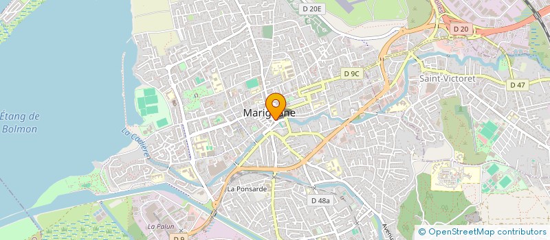 localisation de l'entreprise DURAND ET PERELLO  MARIGNANE