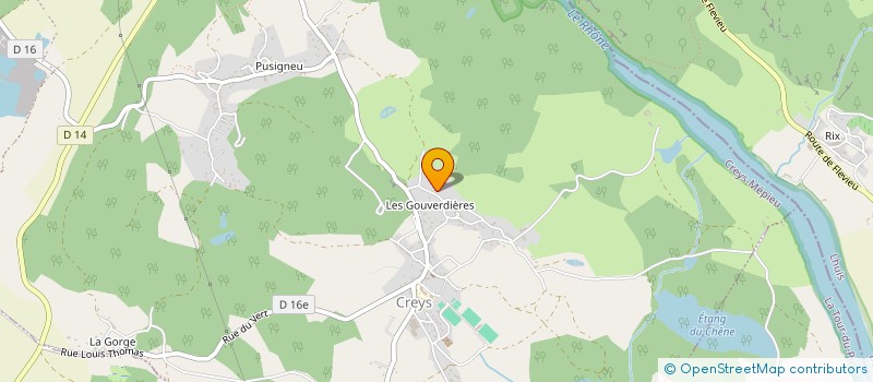 localisation de l'entreprise DURAND FRERES  VEZERONCE-CURTIN