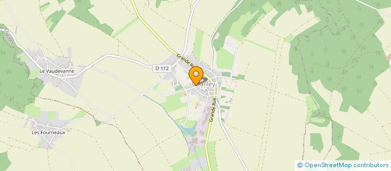 localisation de l'entreprise DURAND GUESNEY  CHAILLEY