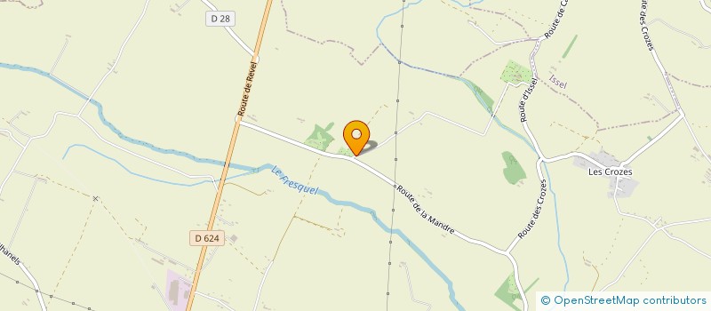 localisation de l'entreprise DURAND INV  CASTELNAUDARY