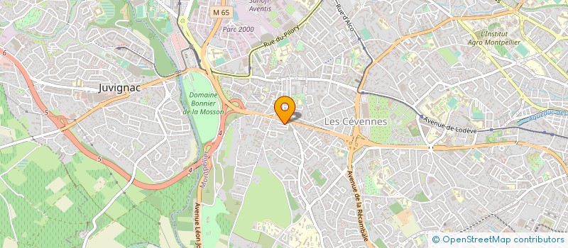 localisation de l'entreprise DURAND LDCCS à MONTPELLIER