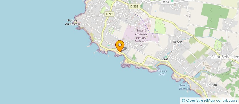 localisation de l'entreprise DURAND-LERAT  PIRIAC-SUR-MER