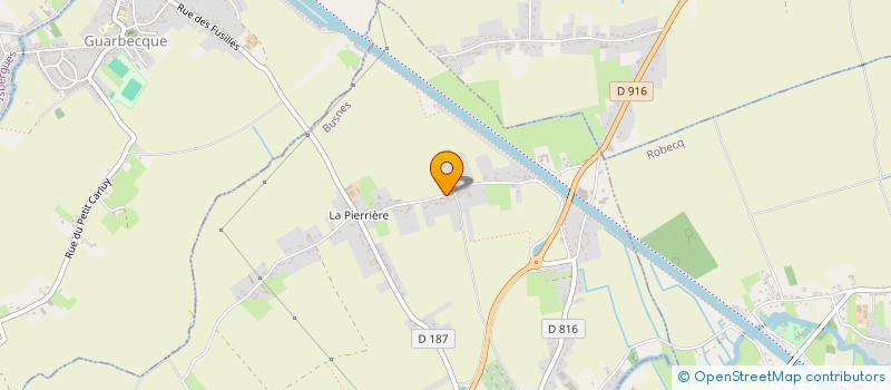 localisation de l'entreprise DURAND MATERIAUX à BUSNES