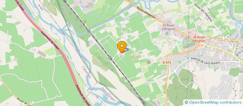 localisation de l'entreprise DURAND MICHEL  CAVAILLON