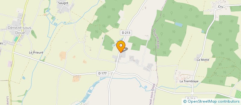 localisation de l'entreprise DURAND - MONNIER  DENEZE-SOUS-DOUE