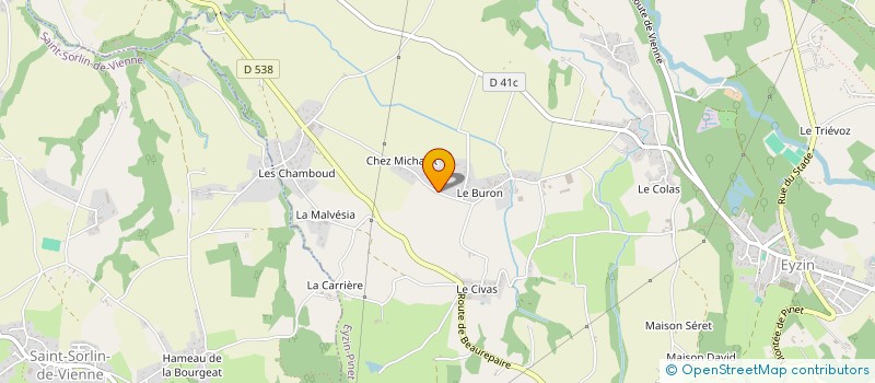 localisation de l'entreprise DURAND NETTOYAGE à VIENNE