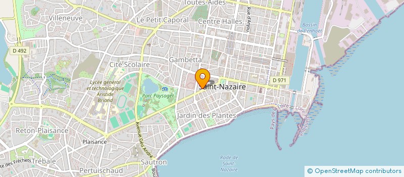 localisation de l'entreprise DURAND PVM  SAINT-NAZAIRE