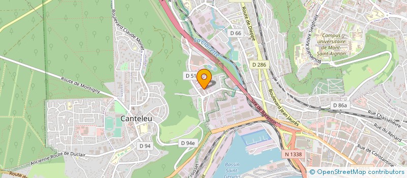 localisation de l'entreprise DURAND RECUPERATION à CANTELEU