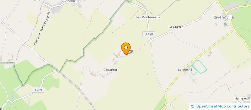 localisation de l'entreprise DURAND RICHARD RAVENOVILLE  SAINTE-MERE-EGLISE