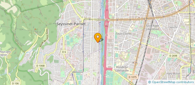 localisation de l'entreprise DURAND SA à SEYSSINET-PARISET