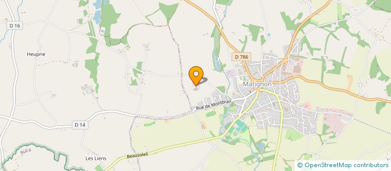 localisation de l'entreprise DURAND STOCKAGE  MATIGNON