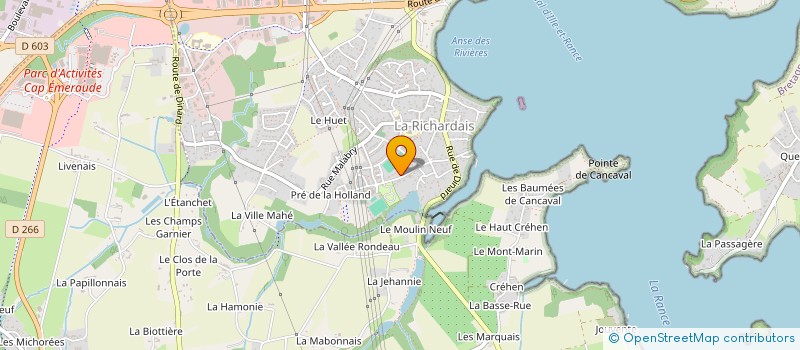 localisation de l'entreprise DURAND-SURCOUF  LA RICHARDAIS