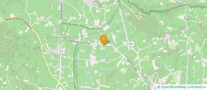 localisation de l'entreprise DURAND TERRASSEMENT à VAISON-LA-ROMAINE
