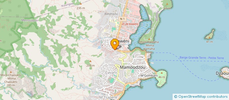 localisation de l'entreprise DURANDAL à MAMOUDZOU