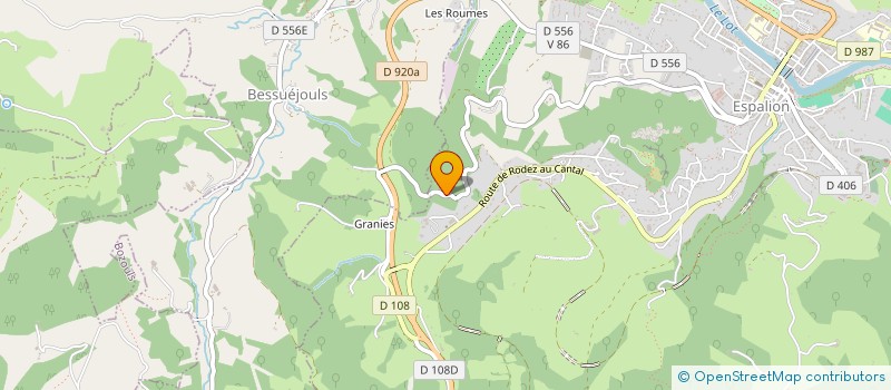 localisation de l'entreprise DURANDAL  LE CAYROL