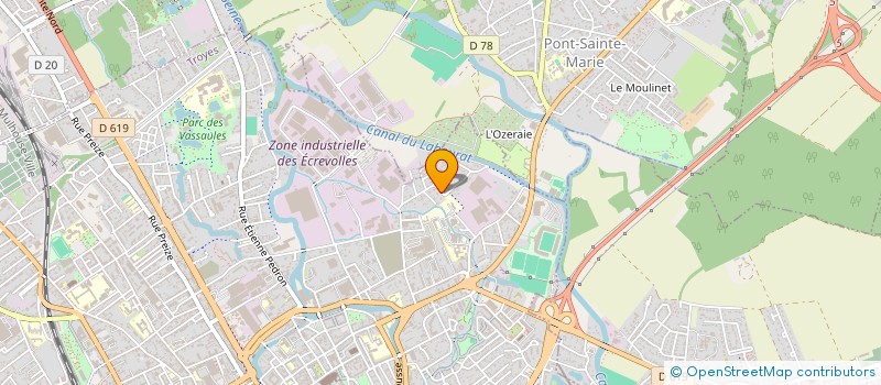 localisation de l'entreprise DURANDAL à TROYES