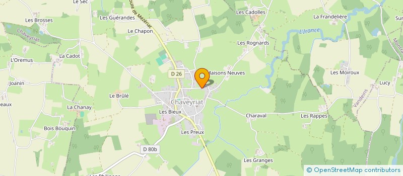localisation de l'entreprise DURANDAL à CHAVEYRIAT