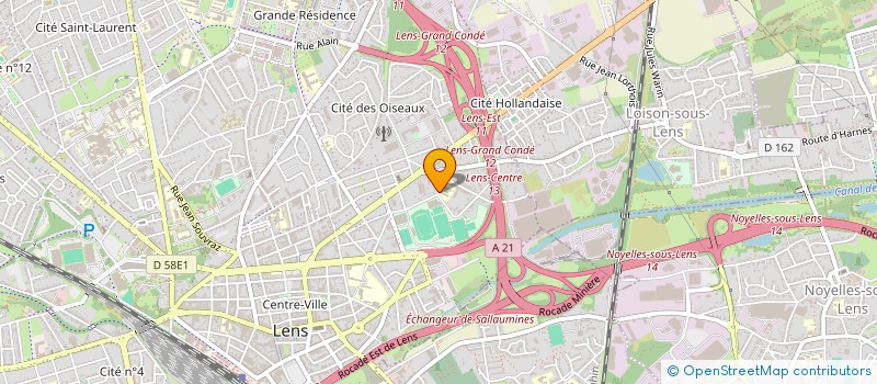 localisation de l'entreprise DURANDAL  LENS