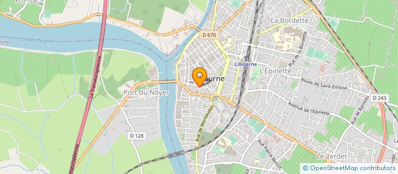 localisation de l'entreprise DURANDET INVEST à LIBOURNE