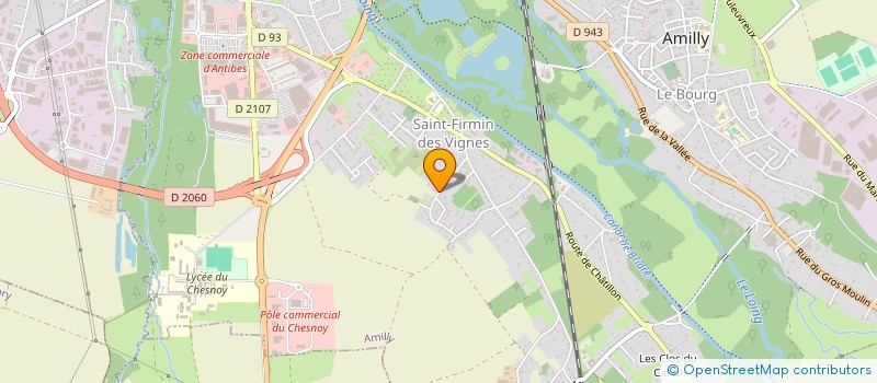 localisation de l'entreprise DURANT DEVELOPPEMENT HOLDING à AMILLY