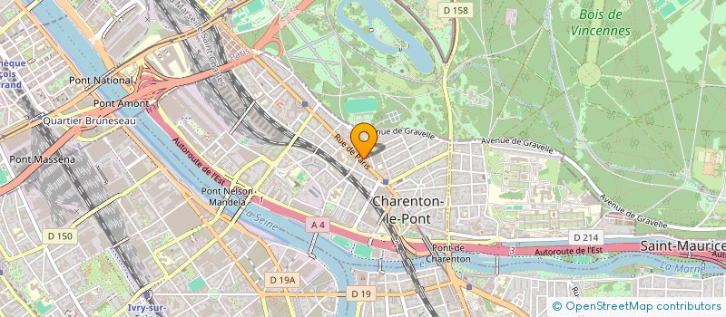 localisation de l'entreprise DURANT PUBLISHING à CHARENTON-LE-PONT