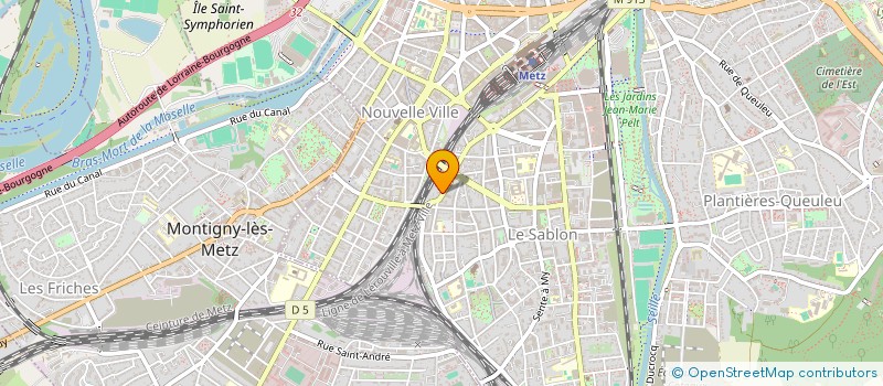 localisation de l'entreprise DURANTIN ANIMATIONS CONSEILS à METZ