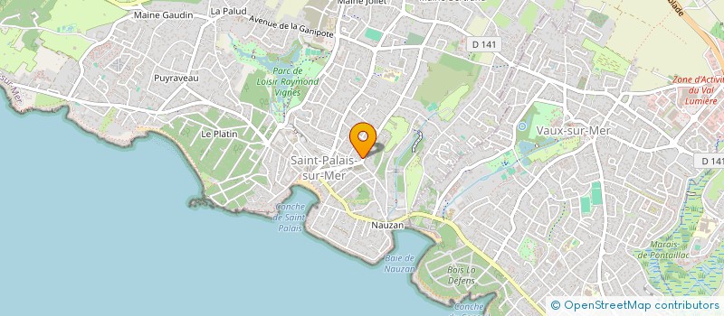 localisation de l'entreprise DURANTON  SAINT-PALAIS-SUR-MER