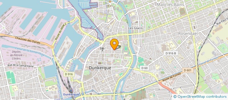 localisation de l'entreprise DURANTON à DUNKERQUE