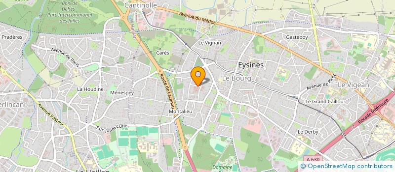 localisation de l'entreprise DURANTY  EYSINES