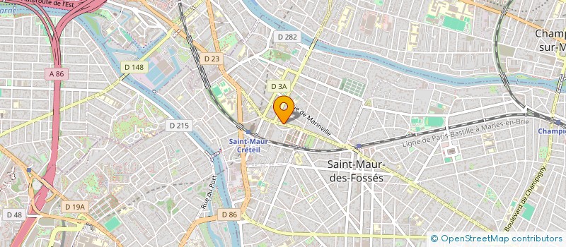 localisation de l'entreprise DURARES  SAINT-MAUR-DES-FOSSES