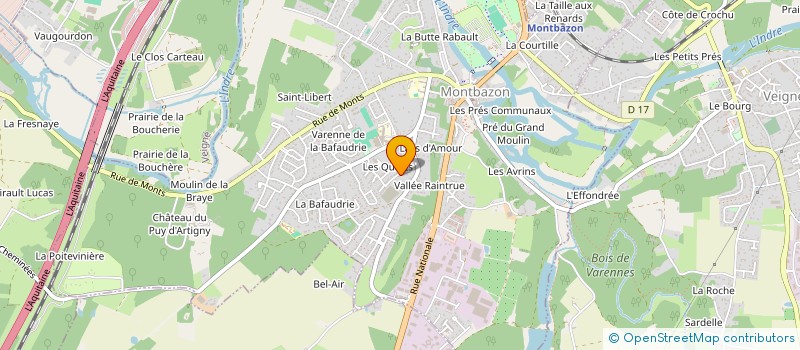 localisation de l'entreprise DURBAR  MONTBAZON