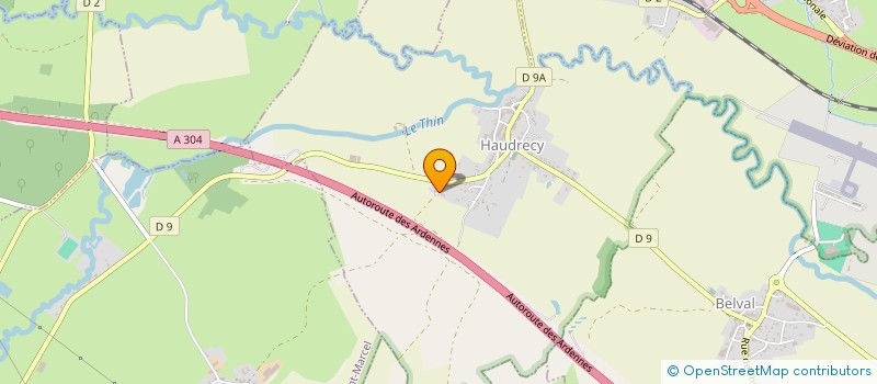 localisation de l'entreprise DURBECQ  HAUDRECY