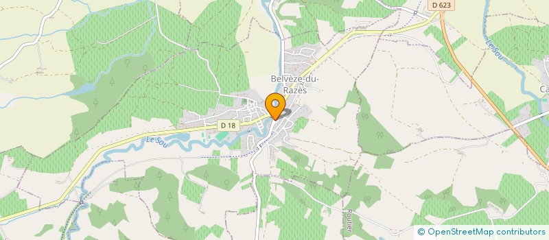 localisation de l'entreprise DURDEN ESTATE  BELVEZE-DU-RAZES