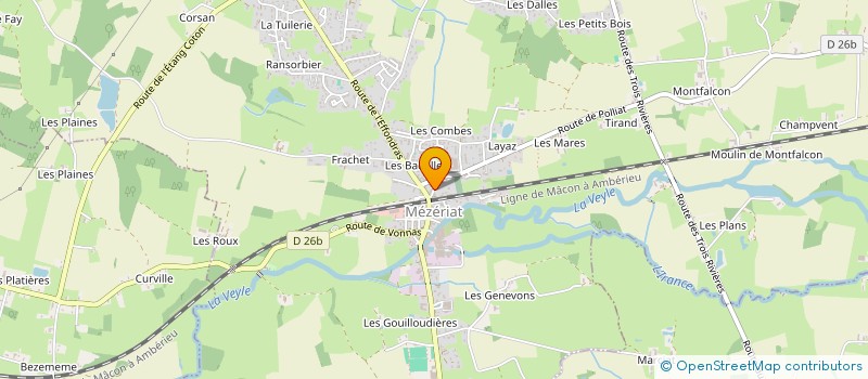 localisation de l'entreprise DUREBANE  MEZERIAT