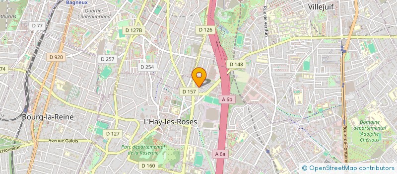 localisation de l'entreprise DUREL ETUDES TECHNIQUES  L'HAY-LES-ROSES