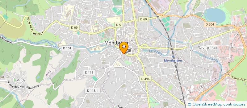 localisation de l'entreprise DUREL JAY NAACKE  MONTBRISON