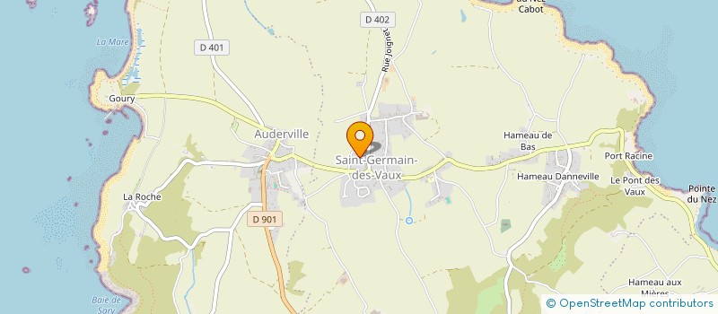 localisation de l'entreprise DUREL PAUL  LA HAGUE