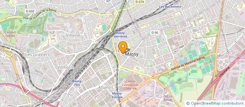 localisation de l'entreprise DURELLE ELECTRICITE à MASSY