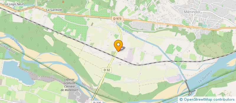 localisation de l'entreprise DURENCA-LUBEROUN  MERINDOL