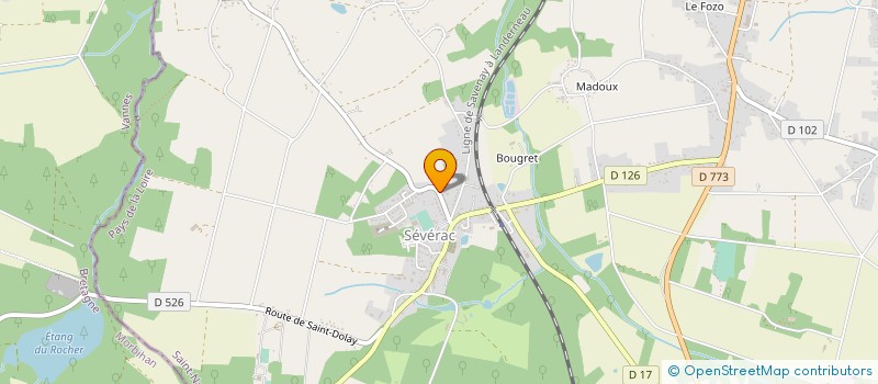 localisation de l'entreprise DUREPAIRE ROBERT  SEVERAC