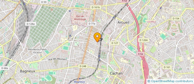 localisation de l'entreprise DURER  ARCUEIL