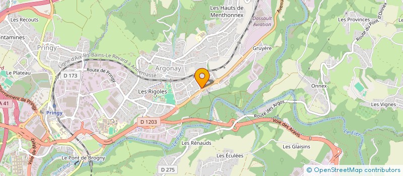 localisation de l'entreprise DURET BROTHER & SISTER  ARGONAY