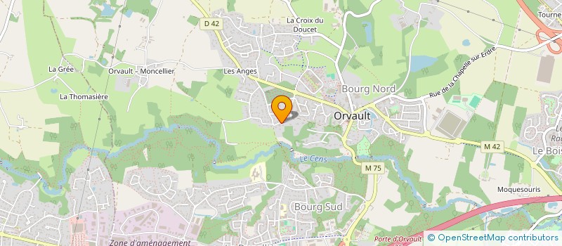 localisation de l'entreprise DURET & CO à ORVAULT